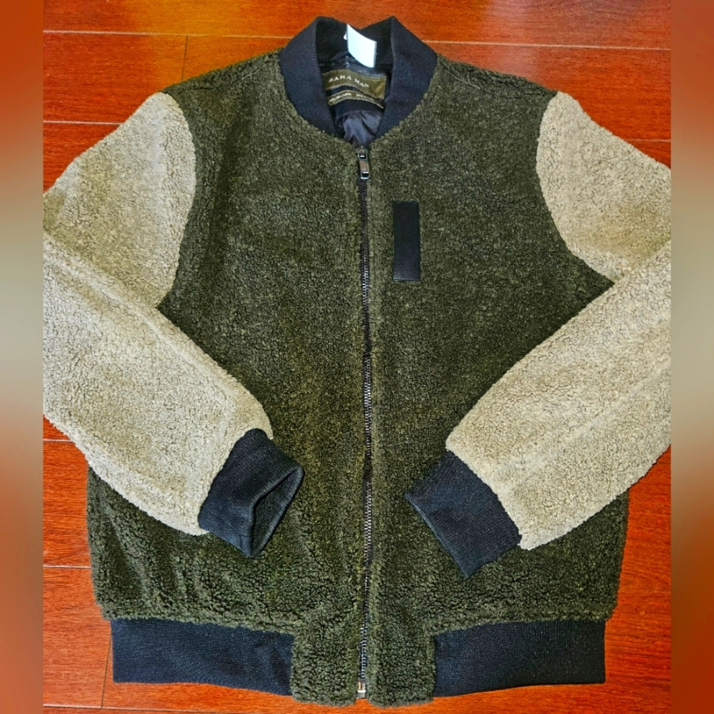 Zara Teddy Fleece Bomber